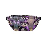 Panda Wizard Magic Running Waist Pack-No-Bounce Phone Holder for Gym, Waterproof Crossbody Bum Bag with Adjustable Strap