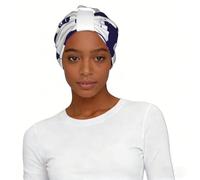 Panda Womenâ€™s Stretch Headband Cap â€“ Full-Print Fashionable Elastic Hair Cover For Sleep, Workout & Daily Wear â€“ Soft Polyester-Spandex Blend (95% Polyester, 5% Spandex)
