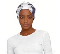 Panda Womenâ€™s Stretch Headband Cap â€“ Full-Print Fashionable Elastic Hair Cover For Sleep, Workout & Daily Wear â€“ Soft Polyester-Spandex Blend (95% Polyester, 5% Spandex)