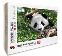 Panda Wooden Jigsaw Puzzles 30x20in, Cute Jigsaw Puzzles 1000 Pieces for Adults with Box, Educational Challenging Game, Back Lettering Easy to Distinguish, Summer Gifts, Beautiful Decoration, C-8790