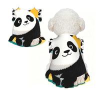 Panda XL Pet Apparel for Small Dogs-Cute Summer Outfit for Puppy, Soft Breathable Pet Clothes for Cat