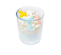 Pandachilla Aroma Candle Soy Wax Cute Decoration Handmade Dessert Cream Flavor Soft Smell Burn time 40h (Mermaid Tail)