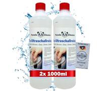 Pandacleaner® Ultrasound Cleaner for Ultrasonic Baths - Concentrate for Glasses, Jewellery, Dental Products, Gold, Coins, Watches (Waterproof), etc. | 1L / 2L / 3L