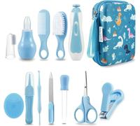 PandaEar 19 in 1 Baby Healthcare and Grooming Kit for Newborn, Baby Nursery Health Care Set Kit for Infant Toddlers Kids, Blue