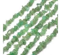 PandaHall 10 Strands Natural Green Aventurine Chip Beads 5-8mm Crushed Irregular Chips Stone Beads Natural Stone Healing Crystal Loose Beads for Jewelry Making Necklace Bracelet Ring