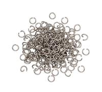 PandaHall 1000Pcs Stainless Steel Open Jump Rings 5mm Tiny Round 0.7mm Thick Connector Rings for Jewelry Making