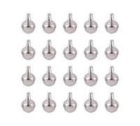 Pandahall 100pcs Stainless Steel Jingle Bells 9x5.5x6mm Tiny Bell Dangle Charms Beads for Bracelet Necklace Jewelry Making, Hole: 1.8mm, Stainless Steel