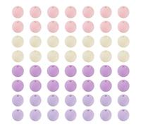 PandaHall 190pcs 8mm Matte Acrylic Beads Purple Round Loose Beads Frosted Craft Beads Bulk for DIY Beadable Pen Lanyard Keychains Jewelry Making