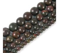 PandaHall 4 Strands Natural Jasper Gemstone Beads 4/6/8/10mm Round Gem Loose Crystal Stone Beads for Jewelry Making DIY Bracelet Necklace Earring Crafts