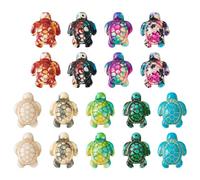 PandaHall 45pcs Sea Turtle Turquoise Beads Tortoise Loose Gemstone Beads Ocean Sea Animal Beads for Summer Bohemian Bracelet Necklace Jewelry Making