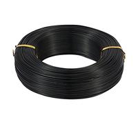 PandaHall 656 Feet Aluminum Craft Wire 18 Gauge Flexible Metal Craft Wire for DIY Manual Arts Jewelry Making(Black)