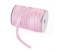 Pandahall Polyester Fiber Piping Trim 3/8 inch 109 Yards Single Fold Bias Tape Maxi Piping for Sewing Trimming Upholstery Pink