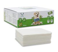 PANDAKLEEN Bamboo Pet Towel 10 PCS - Reusable Bamboo Paper Towels for Dogs, Cats and Other Pets are Machine Washable Up to 5 Times | Disposable Pet Wipes for Drying and Cleaning Dirty Pets