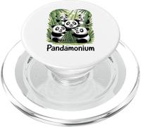 Pandamonium Panda Fun Bamboo Family PopSockets PopGrip for MagSafe