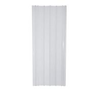 Pandamoto PVC Concertina Accordion Folding Door Magnetic Catch Amelia White Gloss 6mm Thick 82x205cm