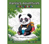 Panda's Adventures: 25 Whimsical Panda Coloring Pages for Kids - From Jungle Rides to Outer Space Adventures!