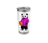 Pandas Basketball Player Panda Stainless Steel Insulated Tumbler