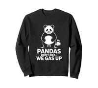 Pandas Don't Diet We Gas Up Funny Panda Humor Sweatshirt