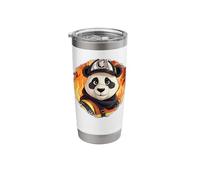 Pandas Fire Brigade/Fireman Panda Stainless Steel Insulated Tumbler
