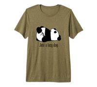 Pandas Just Lazy Days Cute Design Kawai Panda Bear Funny Premium T-Shirt