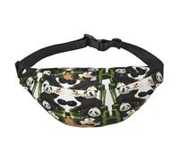 pandas of Father and son Boys Crossbody Waist Bag, Large Travel Fashion Waist Bag for Sports, Running, Cycling, Traveling, Fishing