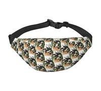 Pandas Of Father And Son Waist Bag. Lightweight And Waterproof, Suitable For Travel And Daily Use, Fashionable Design, For Men And Women.