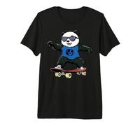 Panda's Skateboard Premium T-Shirt