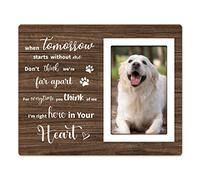 Pandasch Loss of Dog Sympathy Gift, Pet Memorial Picture Frame for 4x6 Photos, Passing Away Bereavement Remembrance Memorial Gifts for Loss of Dog Pet Cat