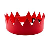 PandaTak Party Leather Crown For Men & Women (Red Leather)