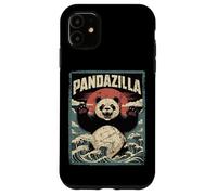 Pandazilla Giant Panda Kaiju Retro Japanese Hokusai Wave Case for iPhone 11