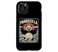 Pandazilla Giant Panda Kaiju Retro Japanese Hokusai Wave Case for iPhone 11 Pro