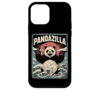 Pandazilla Giant Panda Kaiju Retro Japanese Hokusai Wave Case for iPhone 12 mini