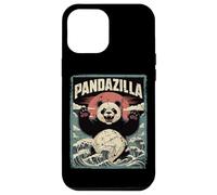 Pandazilla Giant Panda Kaiju Retro Japanese Hokusai Wave Case for iPhone 12 Pro Max