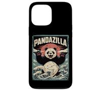 Pandazilla Giant Panda Kaiju Retro Japanese Hokusai Wave Case for iPhone 13 Pro Max