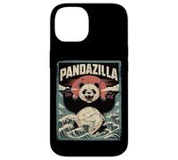 Pandazilla Giant Panda Kaiju Retro Japanese Hokusai Wave Case for iPhone 14