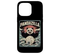 Pandazilla Giant Panda Kaiju Retro Japanese Hokusai Wave Case for iPhone 14 Pro Max
