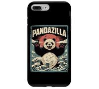Pandazilla Giant Panda Kaiju Retro Japanese Hokusai Wave Case for iPhone 7 Plus/8 Plus