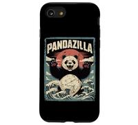 Pandazilla Giant Panda Kaiju Retro Japanese Hokusai Wave Case for iPhone SE (2020) / 7/8