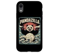 Pandazilla Giant Panda Kaiju Retro Japanese Hokusai Wave Case for iPhone XR