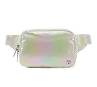 Pander Belt Bag Large 2L, Nylon Fanny Pack Purse for Women and Men with Adjustable Strap, Iridescent, 21cm x 5.7cm x 14.6cm, 2L, Solid