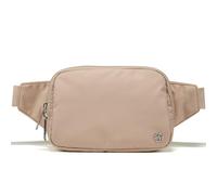 Pander Belt Bag Large 2L, Nylon Fanny Pack Purse for Women and Men with Adjustable Strap, Raw Linen, L, Solid
