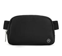 Pander Fanny Pack Everywhere Belt Bag, Bum Bag Crossbody Bags for Women Designer, Black Polyester, One Size