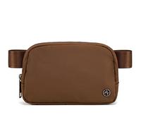 Pander | Nylon belt bag with three mesh pockets, wide zipper opening and adjustable strap for crossbody or waist wear