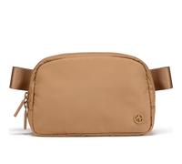 Pander | Nylon belt bag with three mesh pockets, wide zipper opening and adjustable strap for crossbody or waist wear