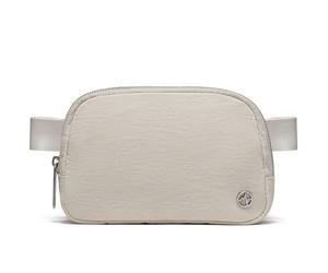 Pander | Nylon belt bag with three mesh pockets, wide zipper opening and adjustable strap for crossbody or waist wear