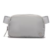 Pander Unisex Belt Bag Fanny Pack for Women with Adjustable Strap, Small Waist Pouch for Workout Running Traveling Hiking, Seal Grey, One Size, Everywhere Belt Bag