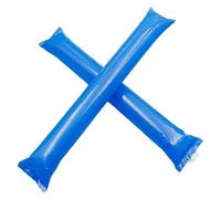 Pandiui23 Pack of 30 Pairs of Plastic Loud Inflatable Clappers Party Supplies Cheer Sticks Ideal for Football, Parties, Birthdays, Communion (60, Blue)
