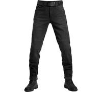Pando Moto Boss Dyn 01 Cordura Slim Fit Motorcycle Motorbike Denim Jeans Black