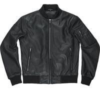 Pando Moto Falcon Aviator Leather Jacket, black, size M for Men