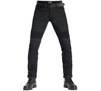 Pando Moto Karldo Slim Motorcycle Jeans, black, size 32 34 for Men